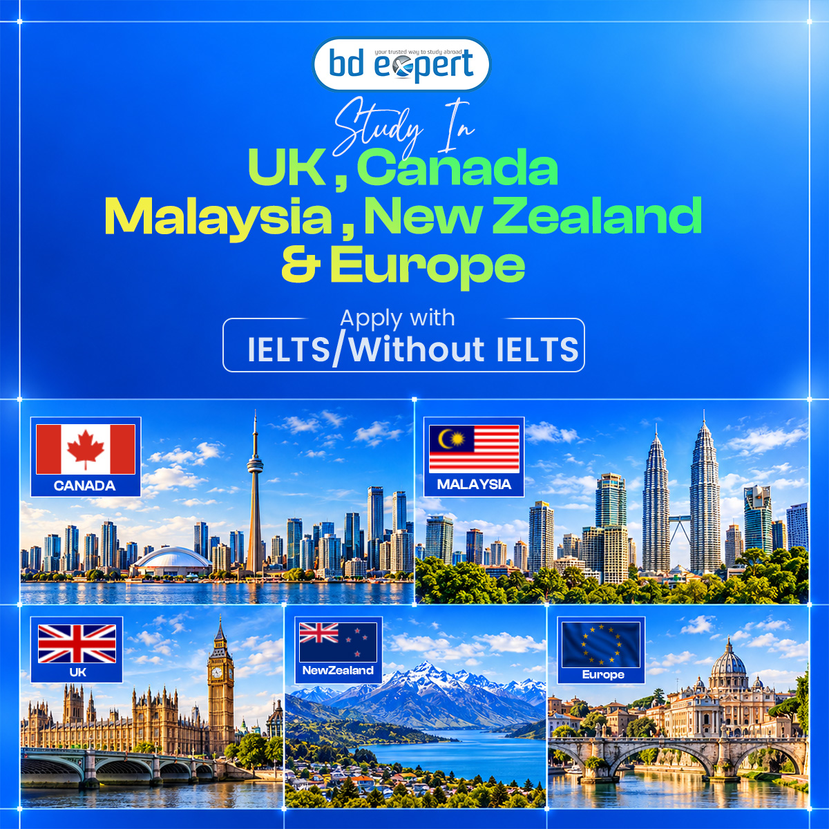 Study In UK | Study In Canada | Study In Europe | Study In Malaysia